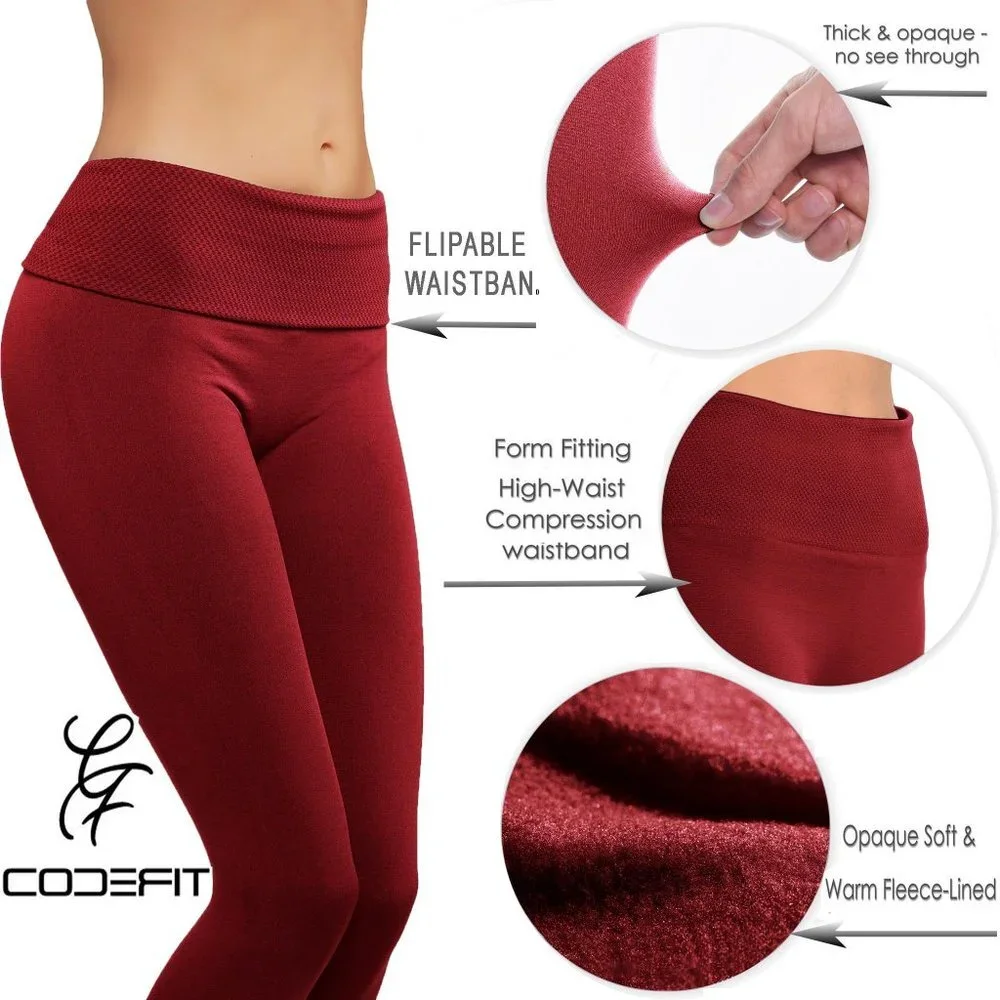 Pants Buttery Soft Fleece Leggings - Picture 4 of 5